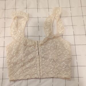 Premier Ivory Lace Corset Top